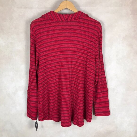 STYLE & CO. Plus Size Cowl Neck Red Thermal Top NWT 3X - Picture 5 of 10